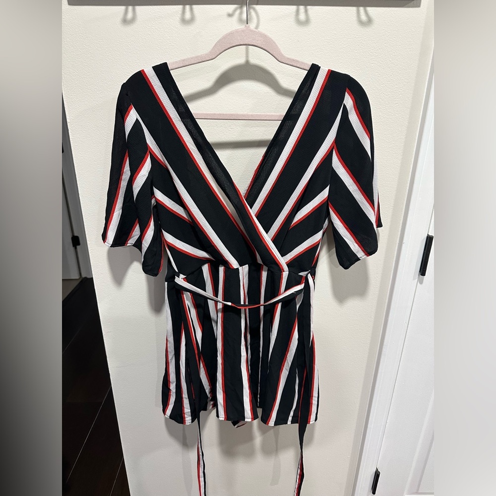 Short sleeve jumpsuit